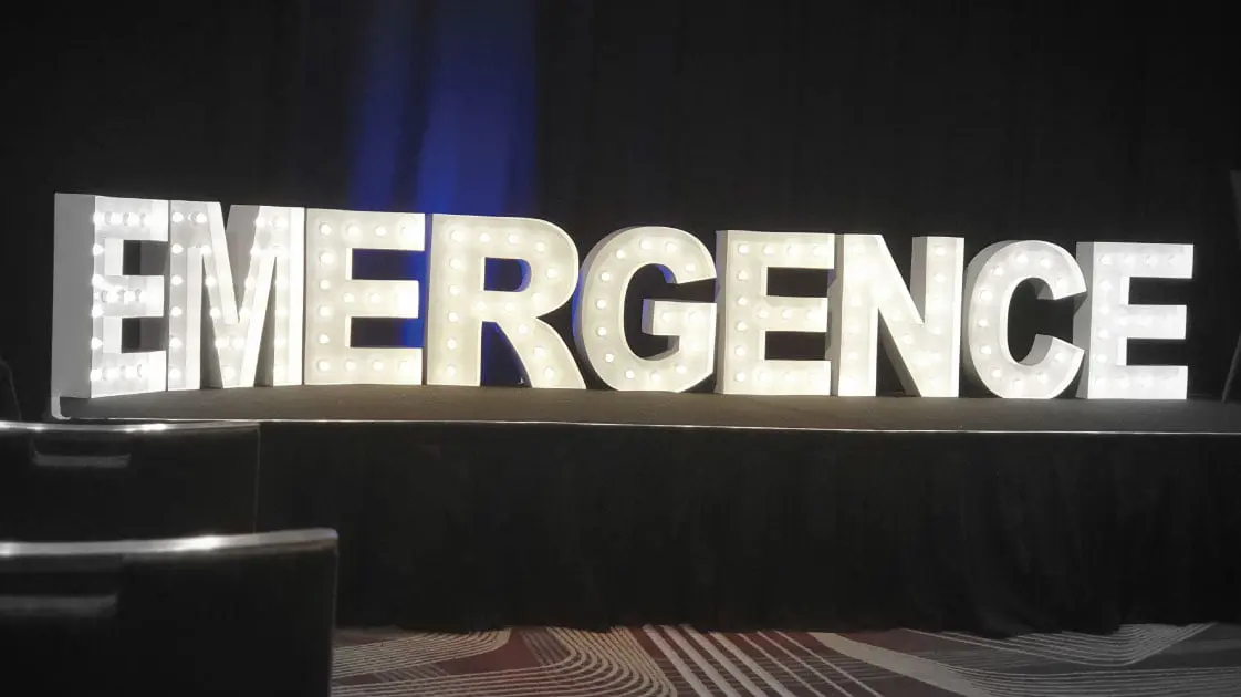 Emergence 2020, bye bye disruptors, welcome change