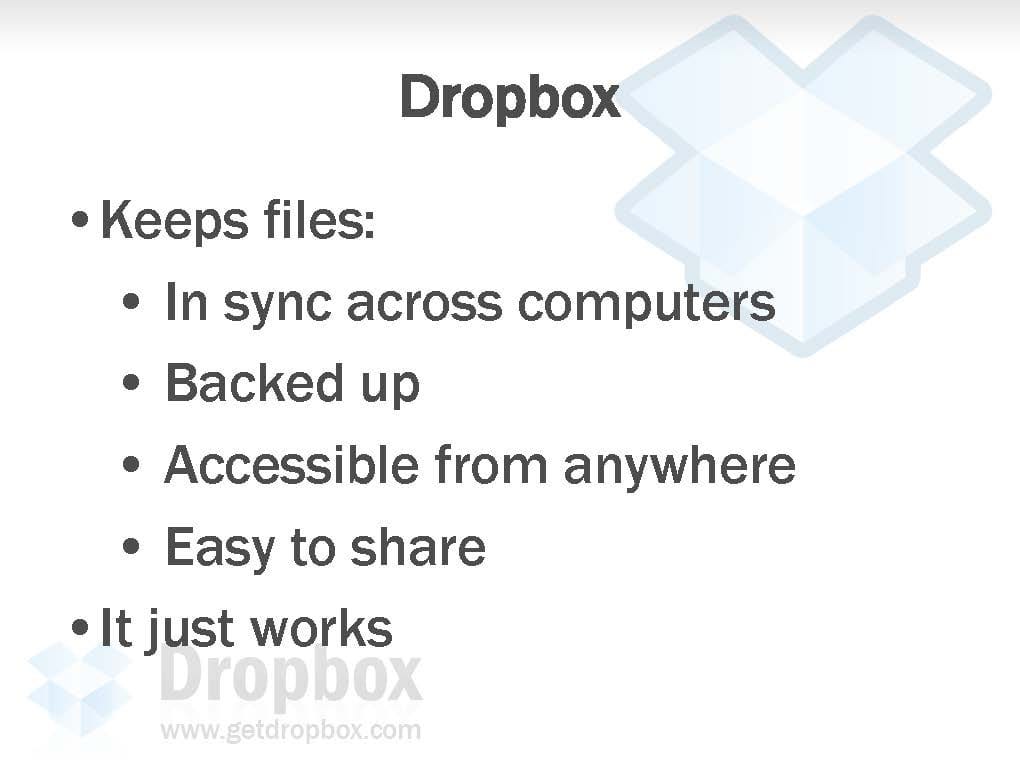 dropbox-pitch-deck slide 3