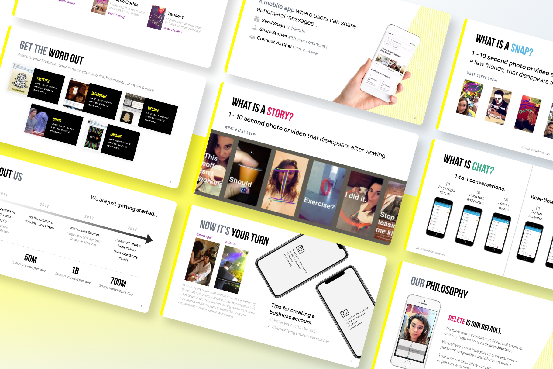 snapchat-pitch-deck slide 2